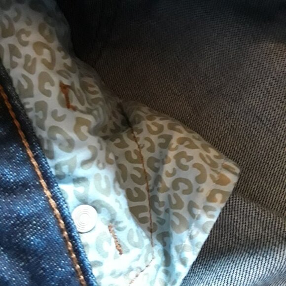 Chico's Platinum Denim Dark Wash Jeans Size 16 - Picture 5 of 12